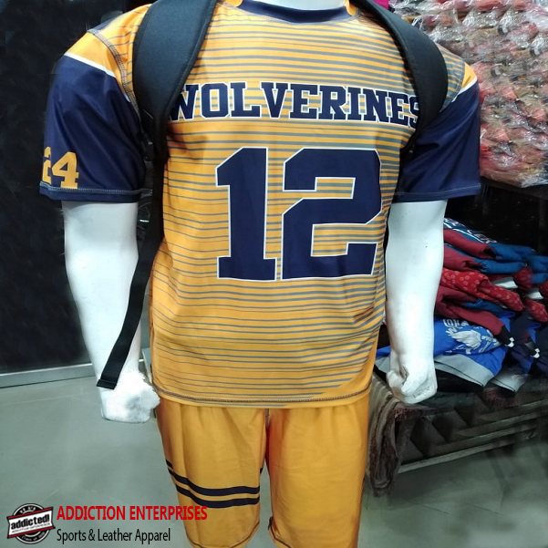 Wolverines uniform shirt front production with bag by clothing manufacturer