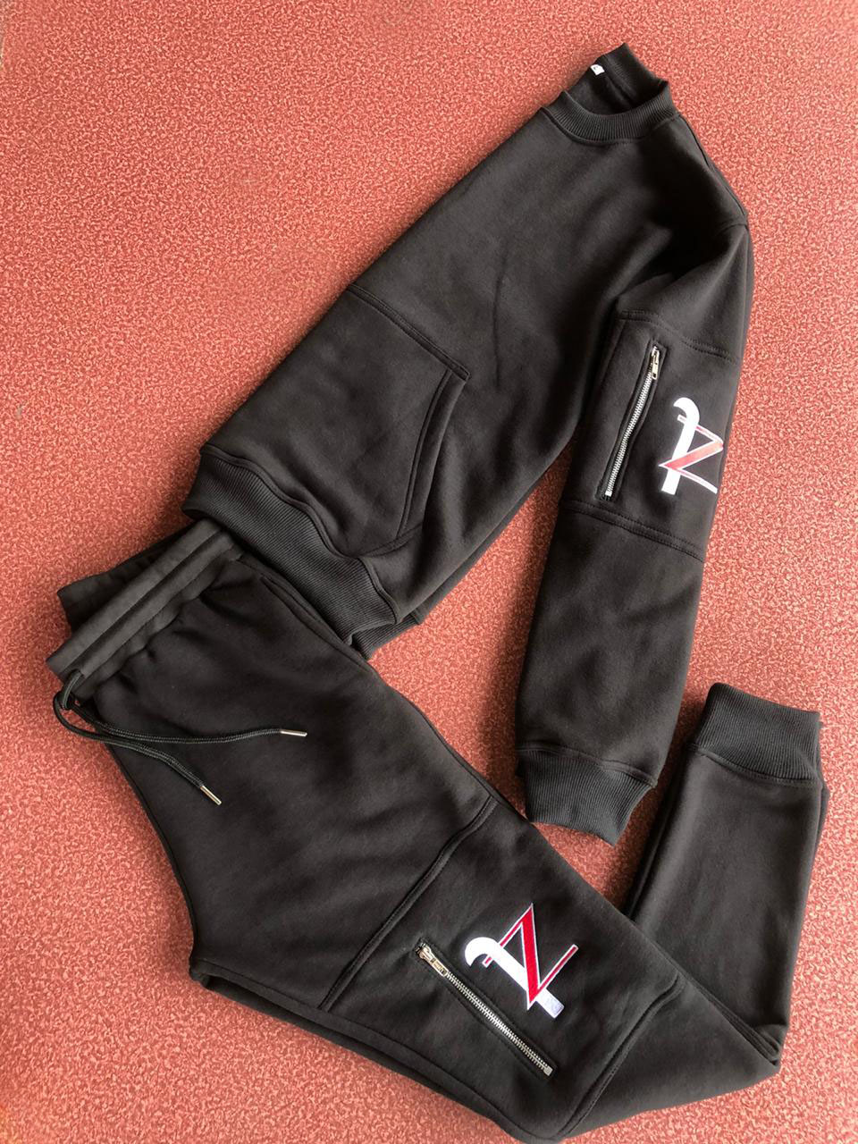 Custom embroidery logo sweat suits