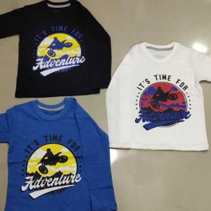 kids full sleeve shirts with custom screen printing logo manufacturer supplier addiction enterprises