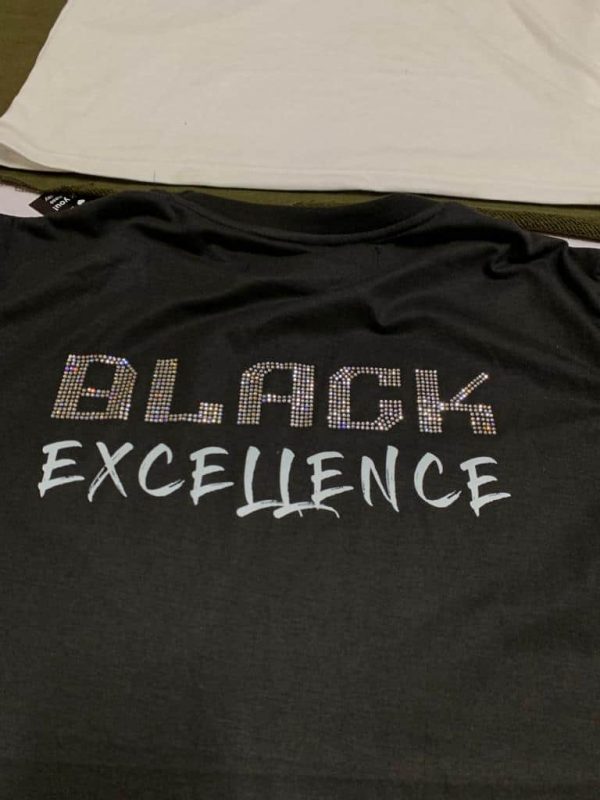Top quality and long-lasting Rhinestone black shirts with custom design | embroidered, reflective Brand logo | Buy direct from factory AddictionEntps